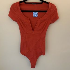 NWT Free People Deep Conversations Body Suit